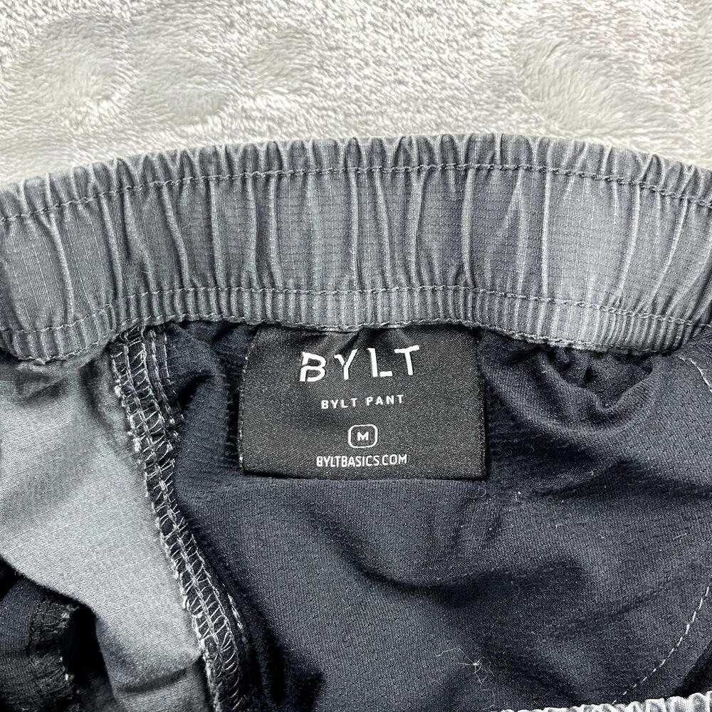 Bylt Basics Weekender Ripstop Pants Men's Medium Stretch Gray 30" Inseam Cotton - Picture 6 of 13